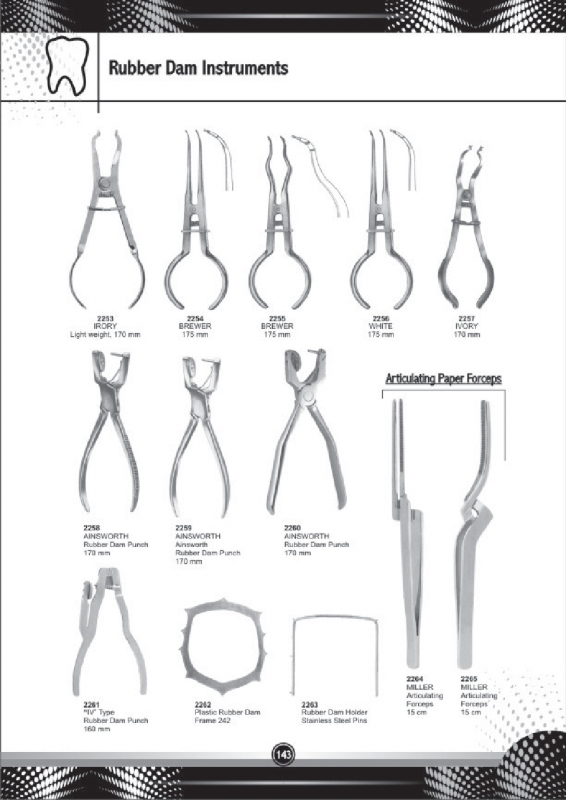 Rubber Dam Instruments